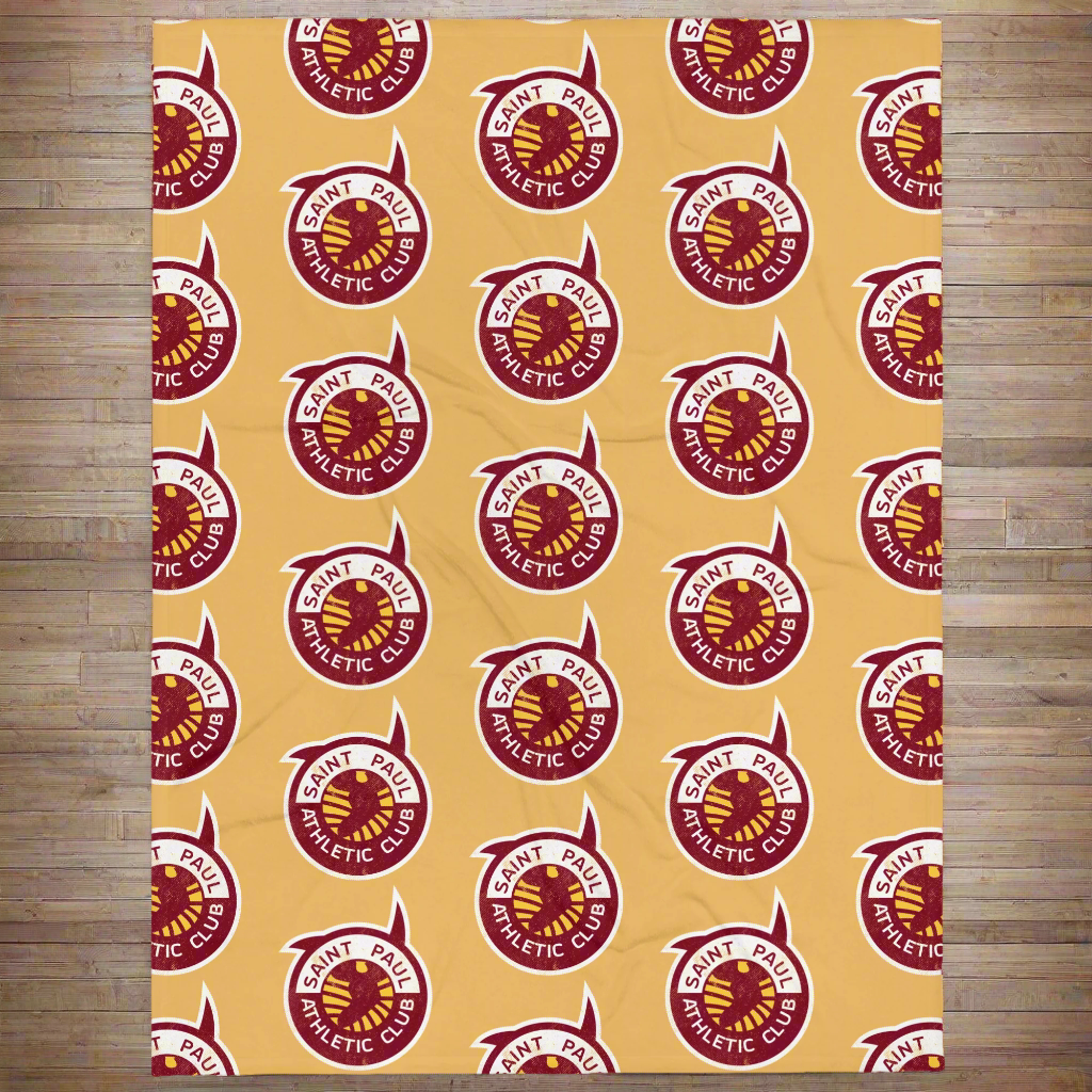 1915 St. Paul Athletic Club Repeater Throw Blanket