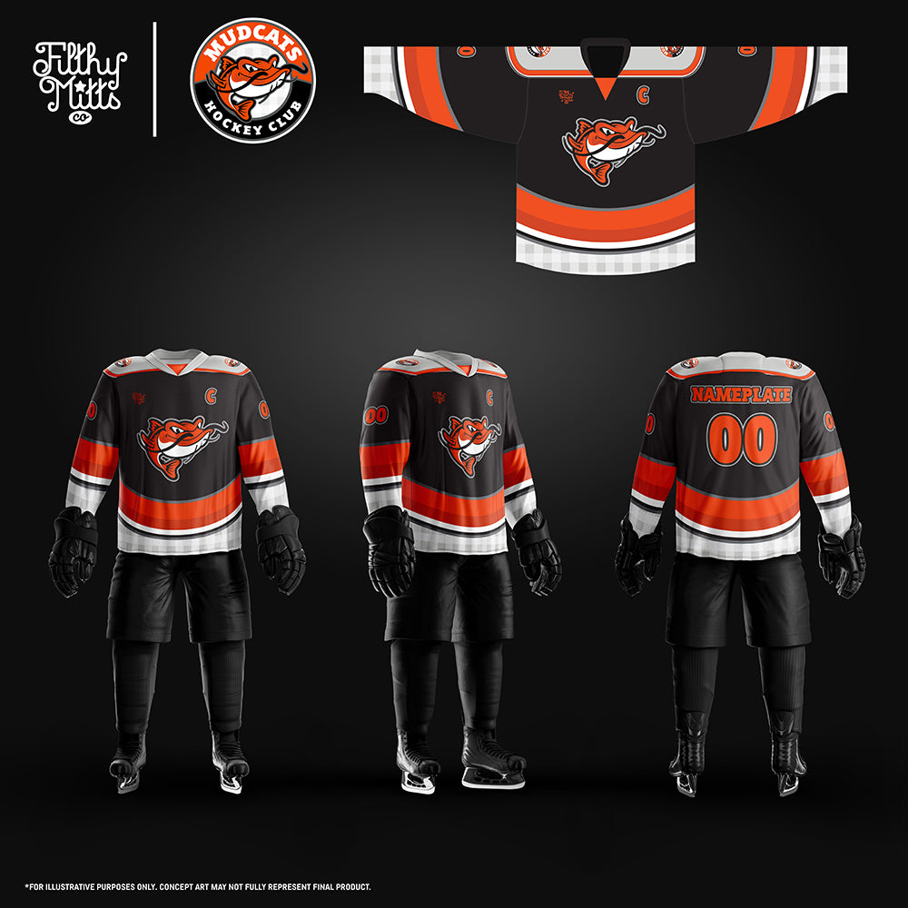 2023 Three Rivers Mudcats Jersey Set (BOTH GRAY & BLACK)
