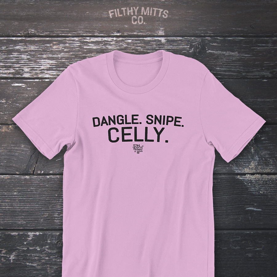 Dangle. Snipe. Celly. Youth Tee