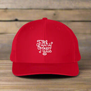 Filthy Mitts Branded Script Snapback Trucker Cap