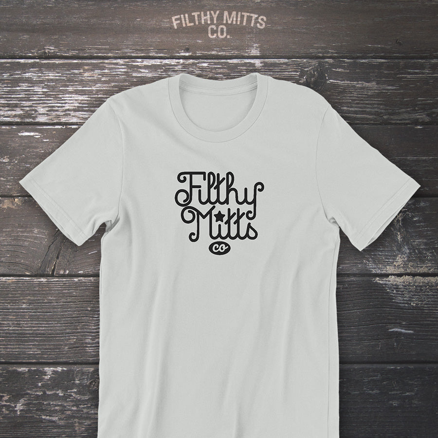 Filthy Mitts Branded Script Unisex Tee
