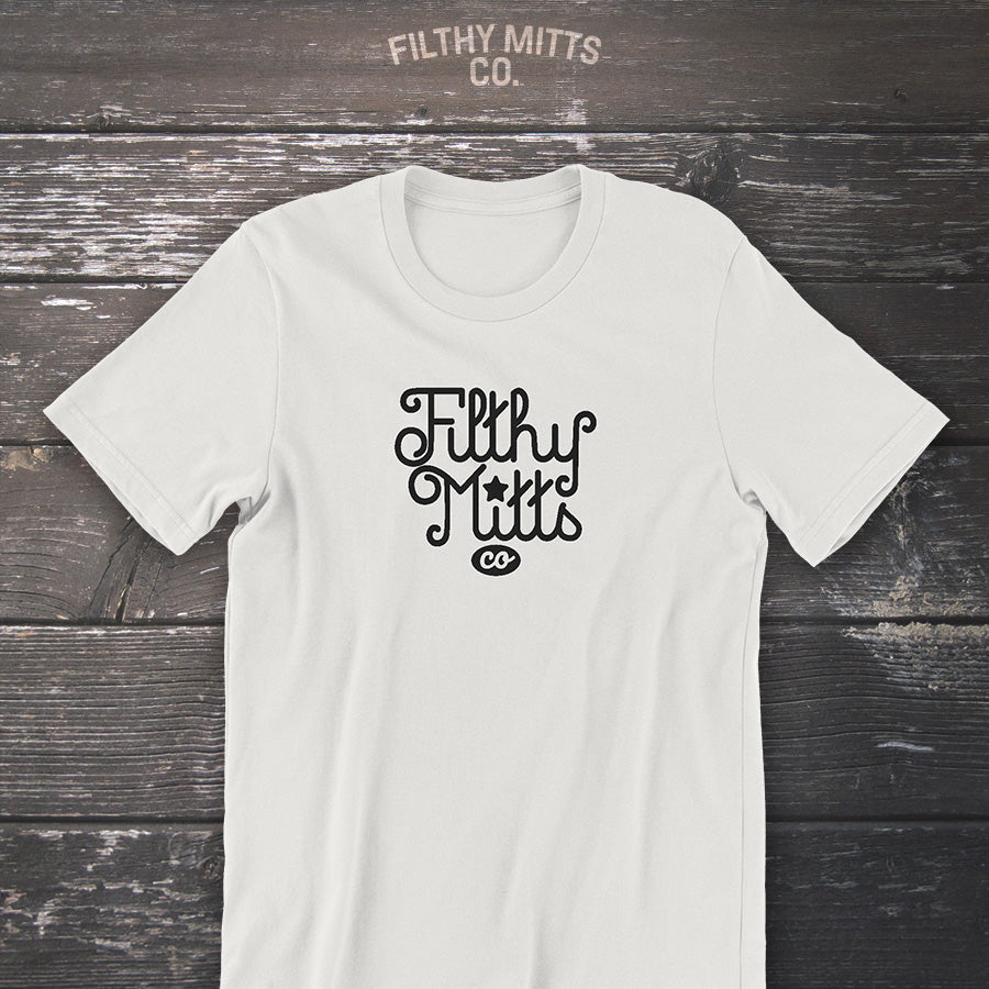 Filthy Mitts Branded Script Unisex Tee