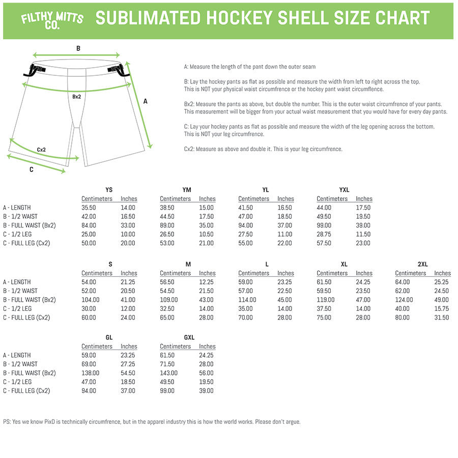 Canadian Tuxedo Pro Hockey Shell