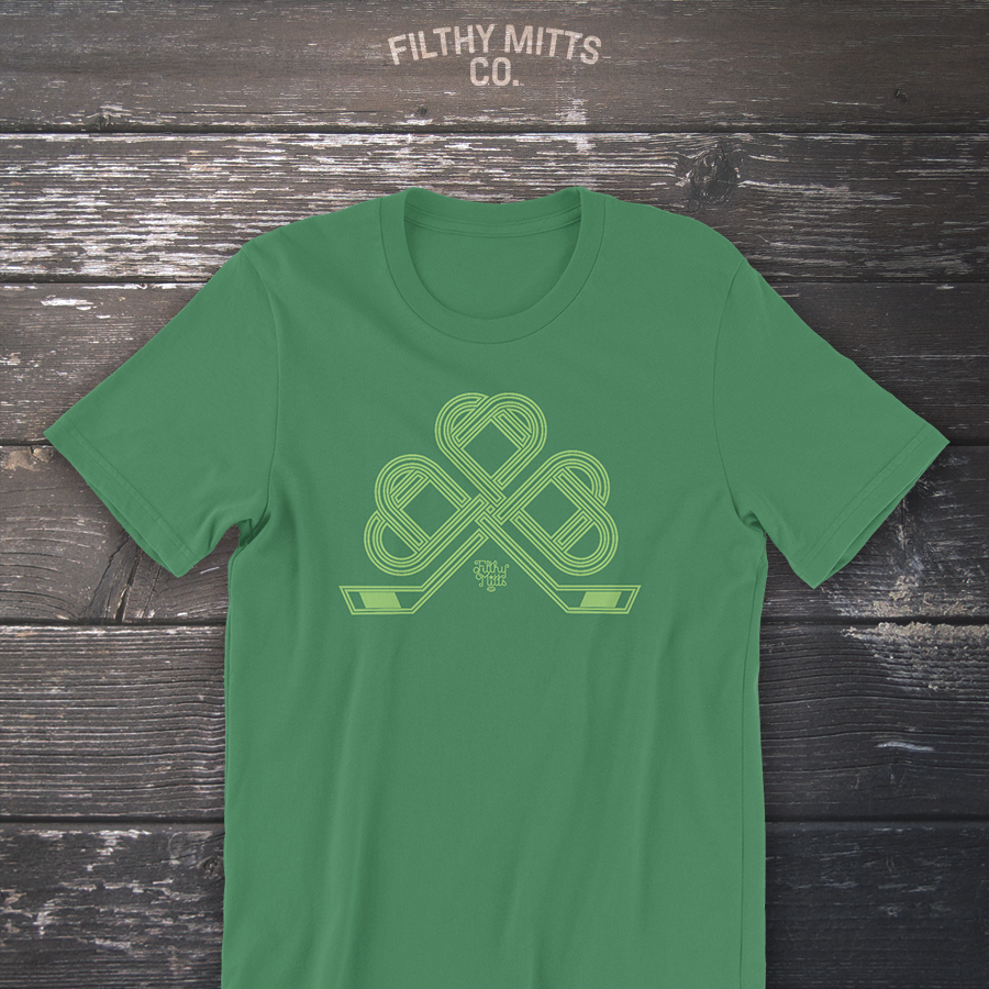 Hockey Celtic Shamrock Unisex T-Shirt