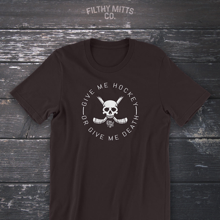 Give Me Hockey or Give Me Death Unisex T-Shirt