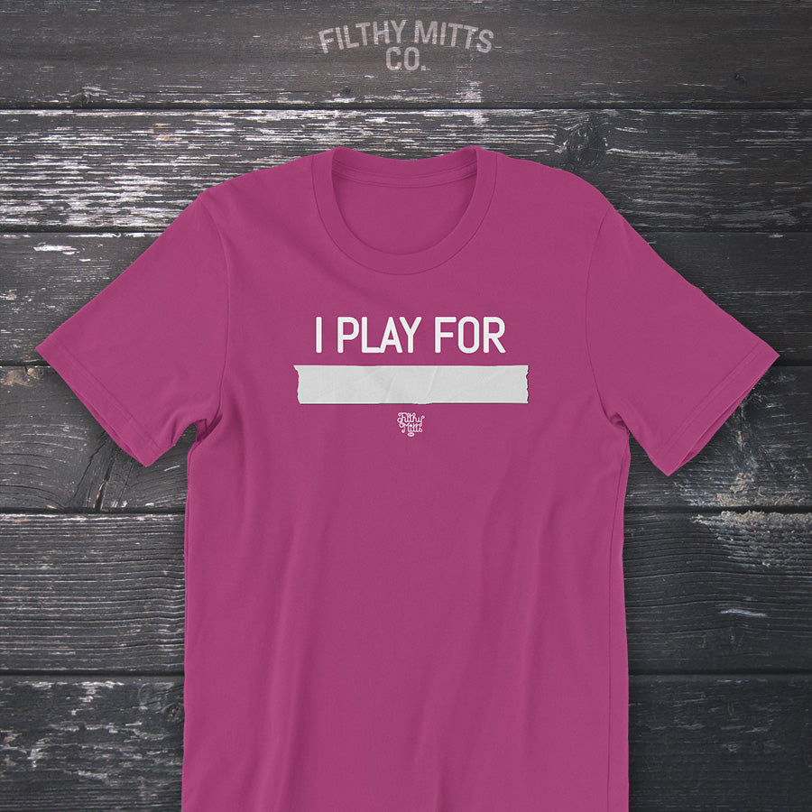 I Play For... Customizable Kids T-Shirt