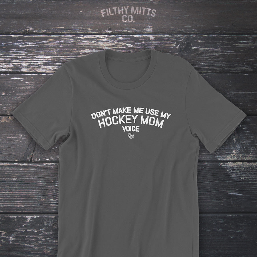 Hockey Mom Voice Unisex Tee