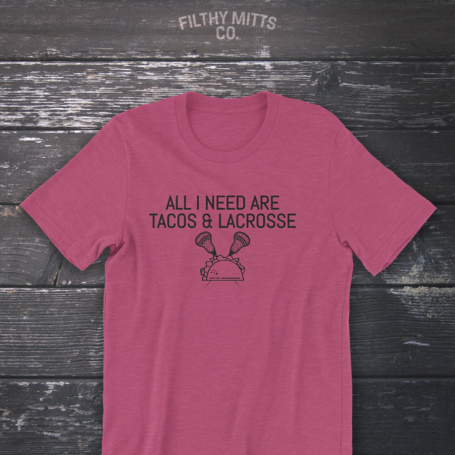 Tacos & Lacrosse Unisex T-Shirt
