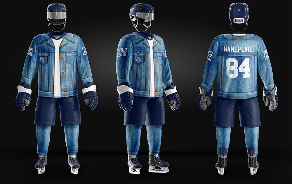 Canadian Tuxedo Sublimated Hockey Jerseys