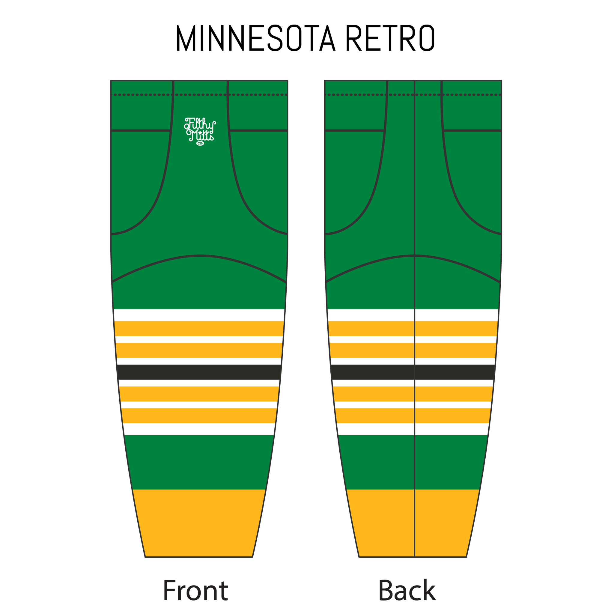 Retro 5 Sublimated Pro Hockey Socks
