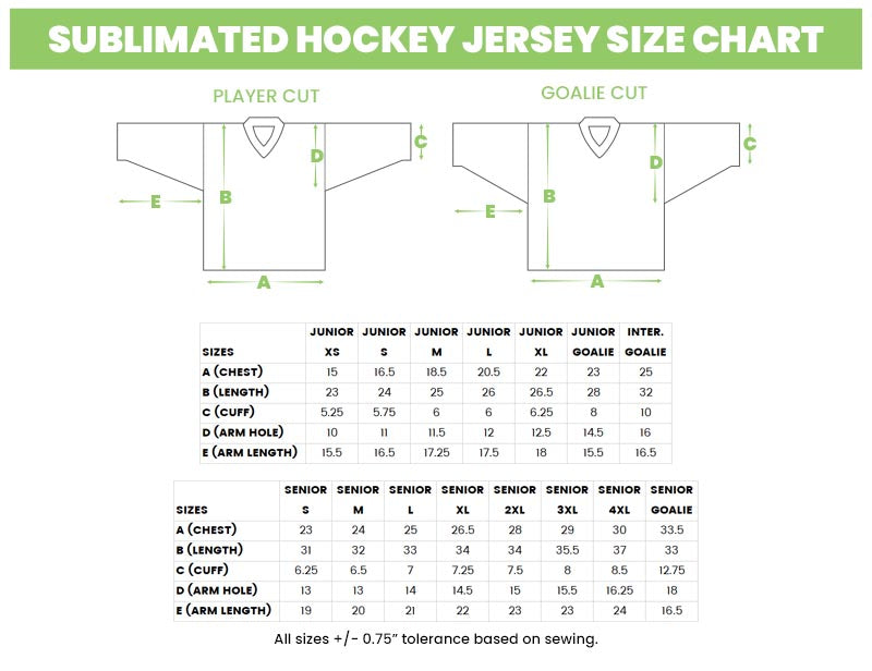 Bold Sublimated Hockey Jerseys