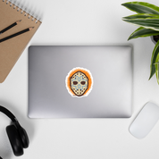 Snowflakes Retro Punisher Bubble-free stickers