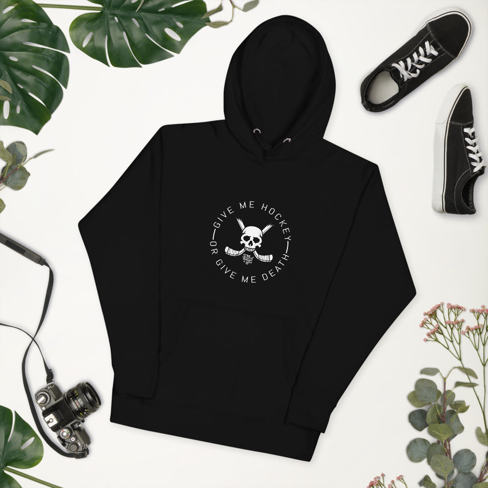 Give Me Hockey or Give Me Death Unisex Hoodie